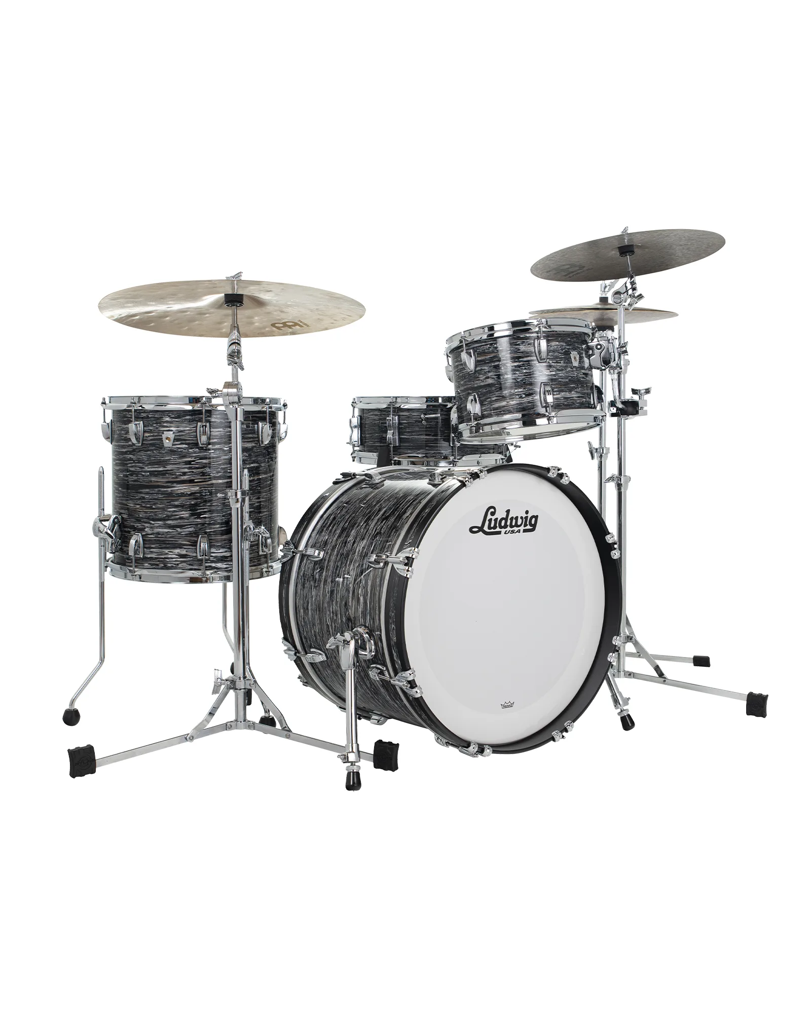 Classic Oak Downbeat Vintage Black Oyster L7340AX1Q_A Ludwig Classic Oak L7340AX1Q - Image 1