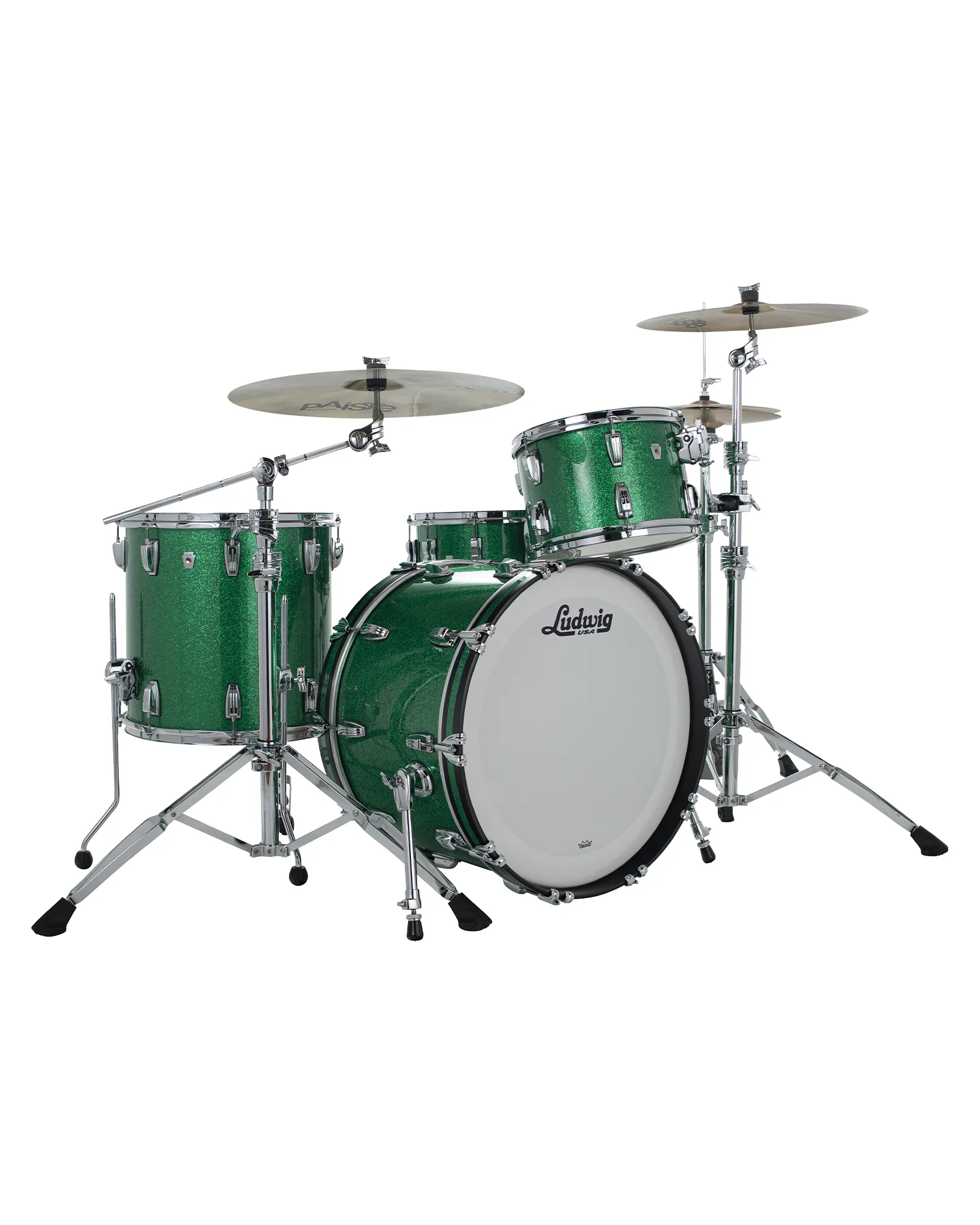 Classic Oak Fab Green Sparkle L7342AX54WC_A Ludwig Classic Oak L7342AX54WC - Image 1