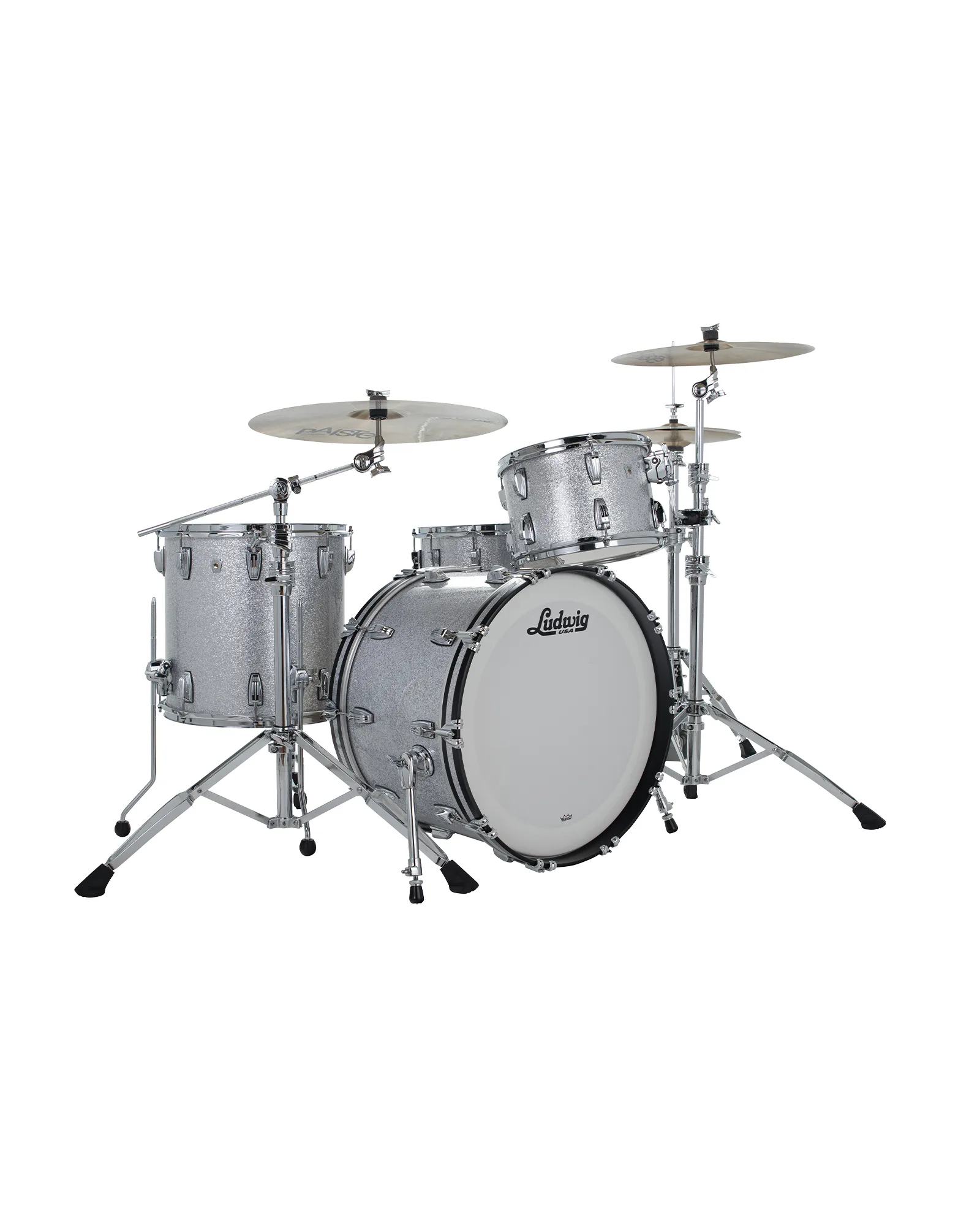 Classic Oak Fab Silver Sparkle L7342AX0SWC_A Ludwig Classic Oak L7342AX0SWC - Image 1
