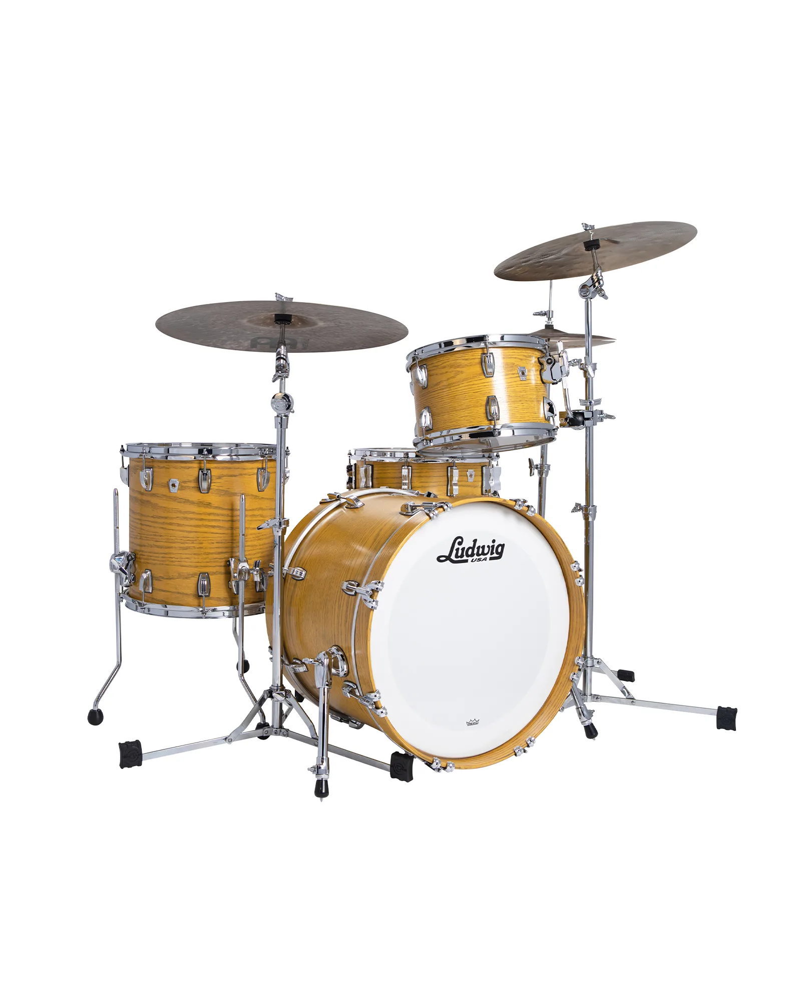 L7340AXTV_Classic Oak Downbeat Network Yellow_A Ludwig Classic Oak L7340AXTV - Image 1