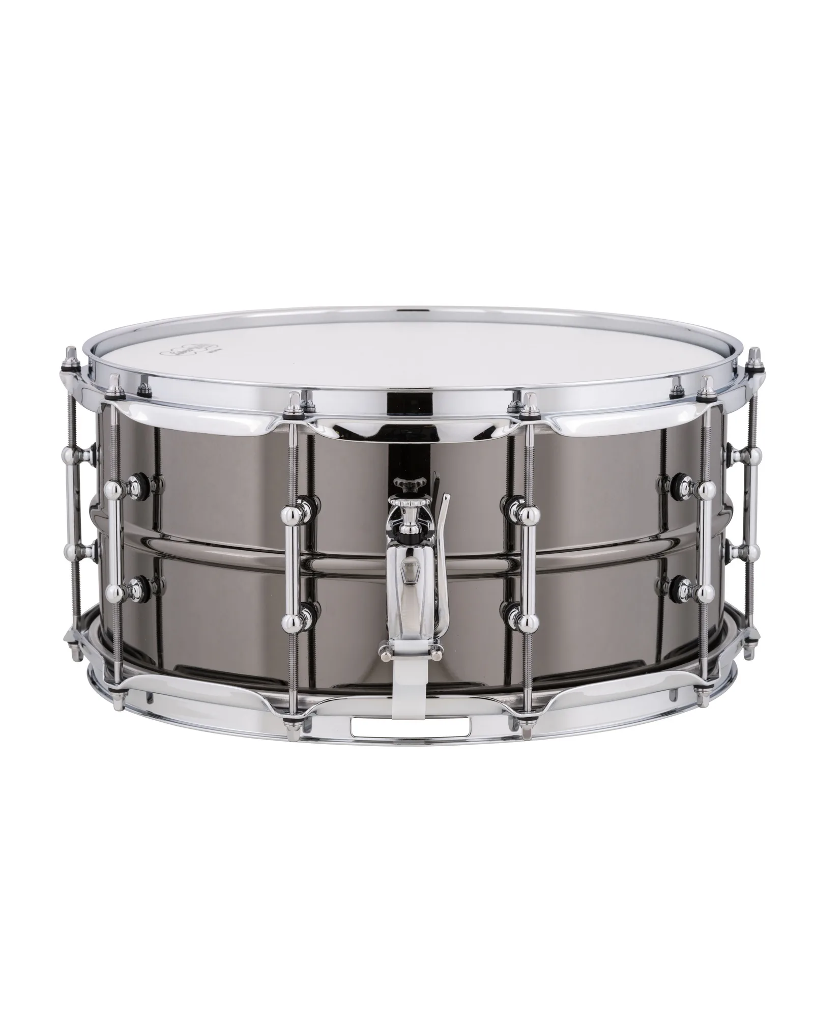 Black Beauty Brass Shell Snare. 6.5x14" Smooth Shell, Tube Lugs Ludwig Snare Drum LB417T - Image 1