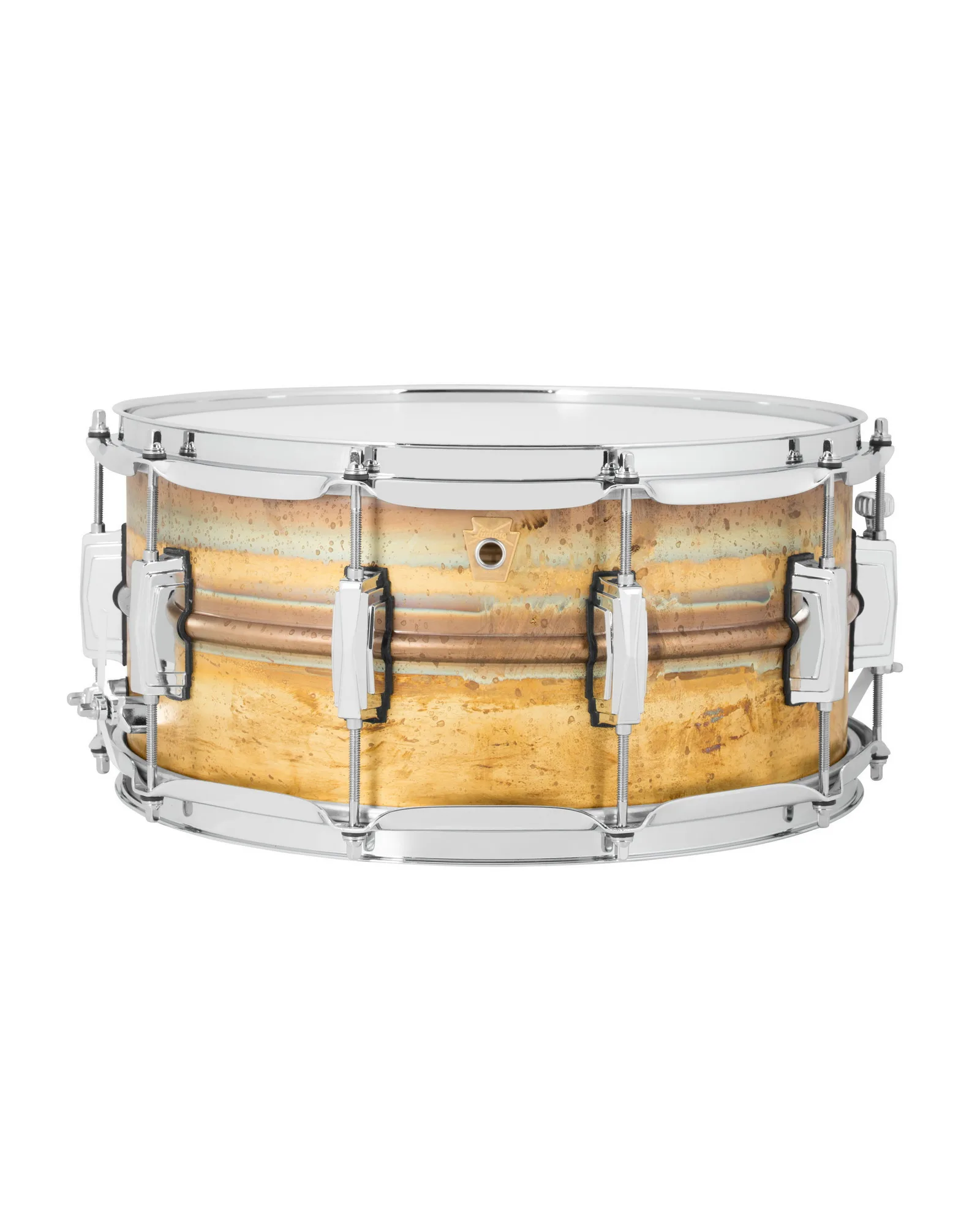 LB464R Raw Brass Snare Drum Ludwig Snare Drum LB464R - Image 1