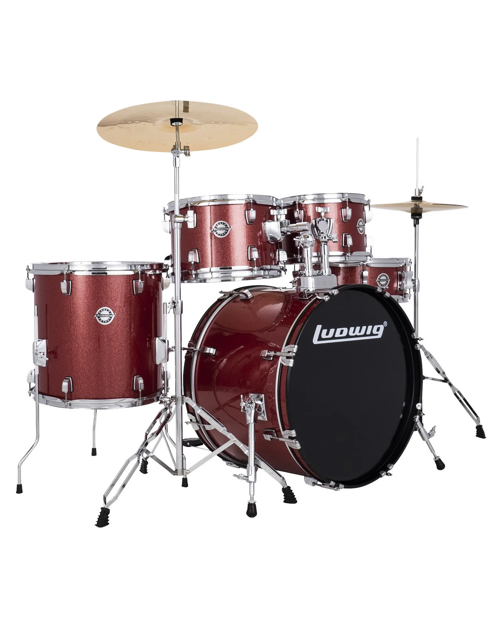 LC19014_Ludwig Accent Fuse Red Sparkle_A Ludwig Accent LC19014 - Image 1
