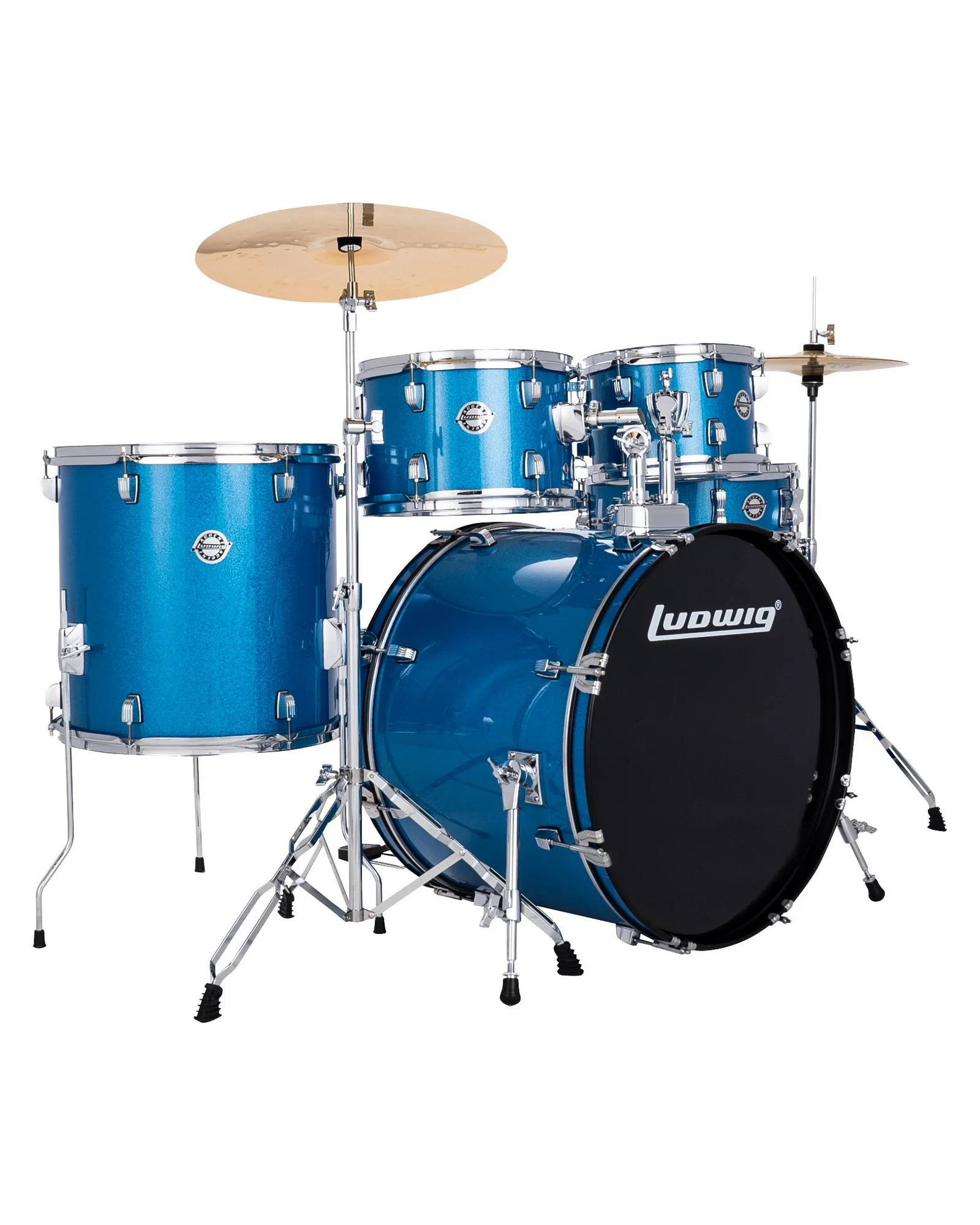 LC19519_Ludwig Accent Drive Blue Sparkle_A Ludwig Accent LC19519 - Image 1