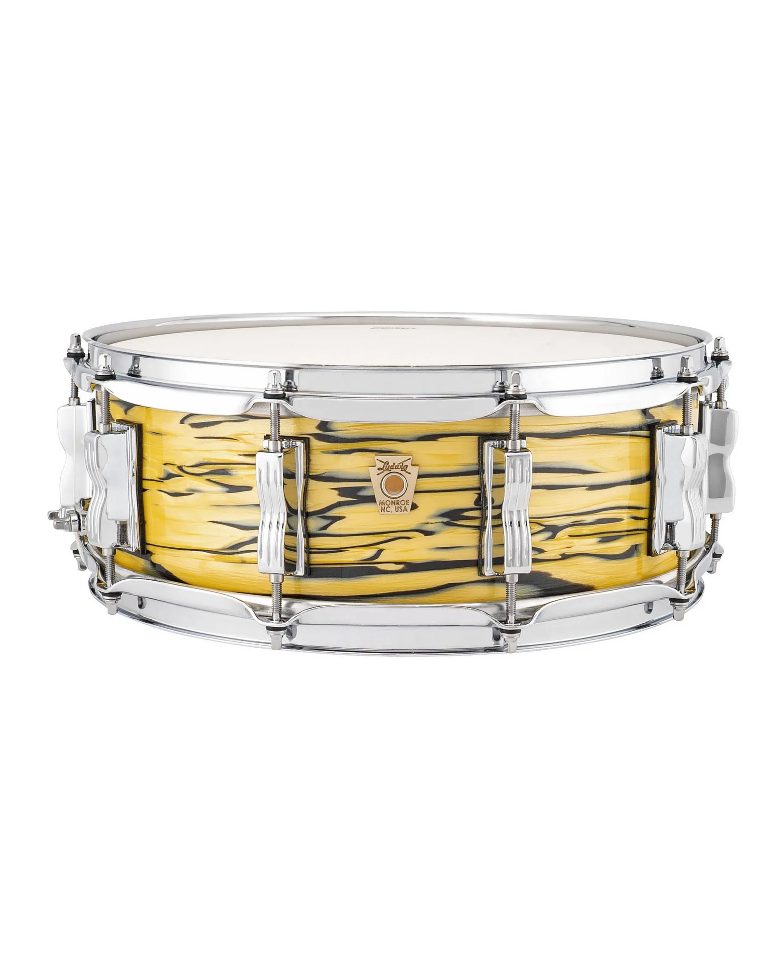 LS401XXA2_Ludwig_Classic Maple_Lemon Oyster_5x14 Snare Drum_A Ludwig Snare Drum LS401XXA2 Classic Maple - Image 1