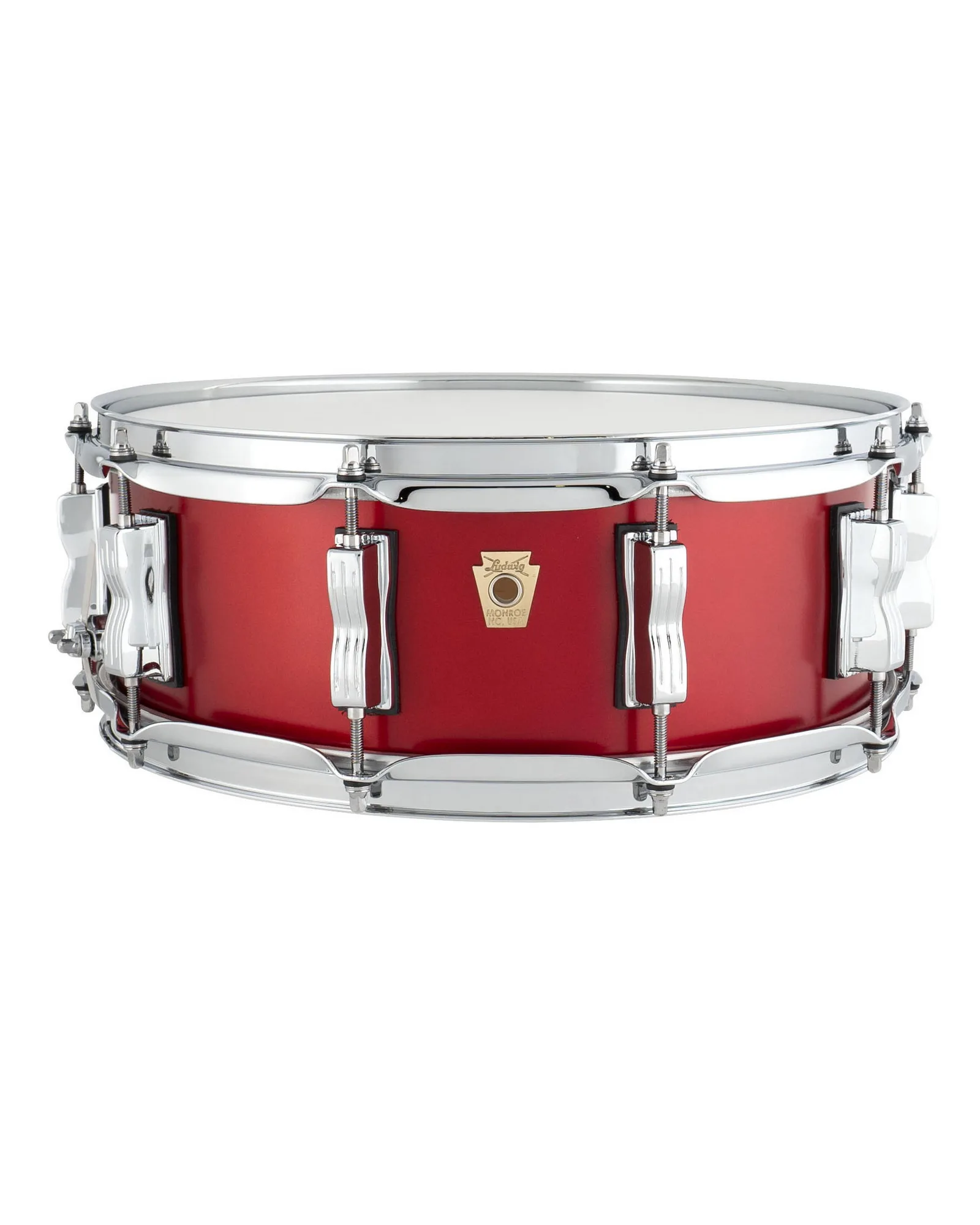 LS401XXDR_Ludwig_Classic Maple_Snare Drum_Diablo Red_1.psd Ludwig Snare Drum LS401XXDR Classic Maple - Image 1
