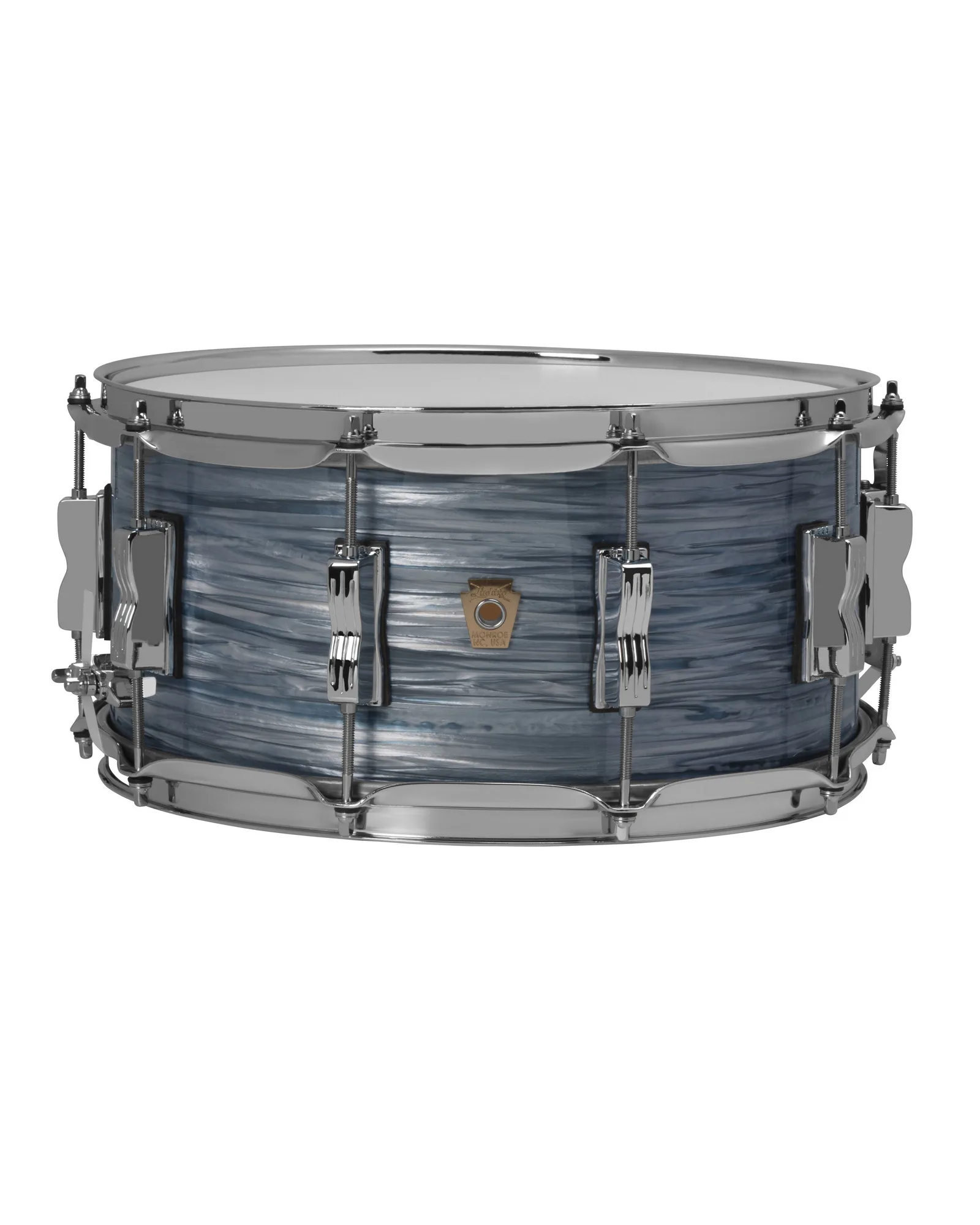 LS403XX2QWM_Ludwig_ClassicMaple_VintageBlueOyster_6.5x14_A.psd Ludwig Snare Drum LS403XX2QWM Classic Maple - Image 1