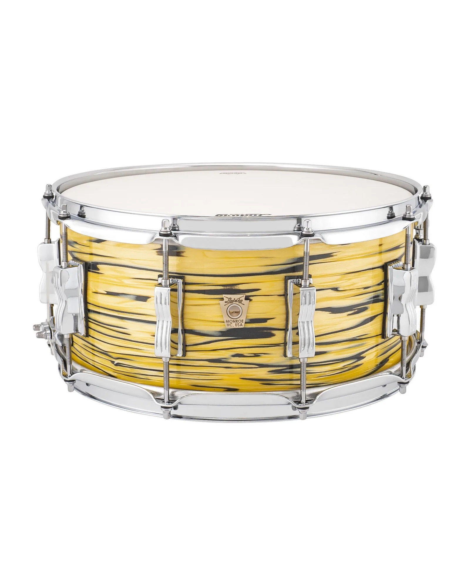 LS403XXA2_Ludwig_Classic Maple_Lemon Oyster_6.5x14 Snare Drum_A Ludwig Snare Drum LS403XXA2 Classic Maple - Image 1
