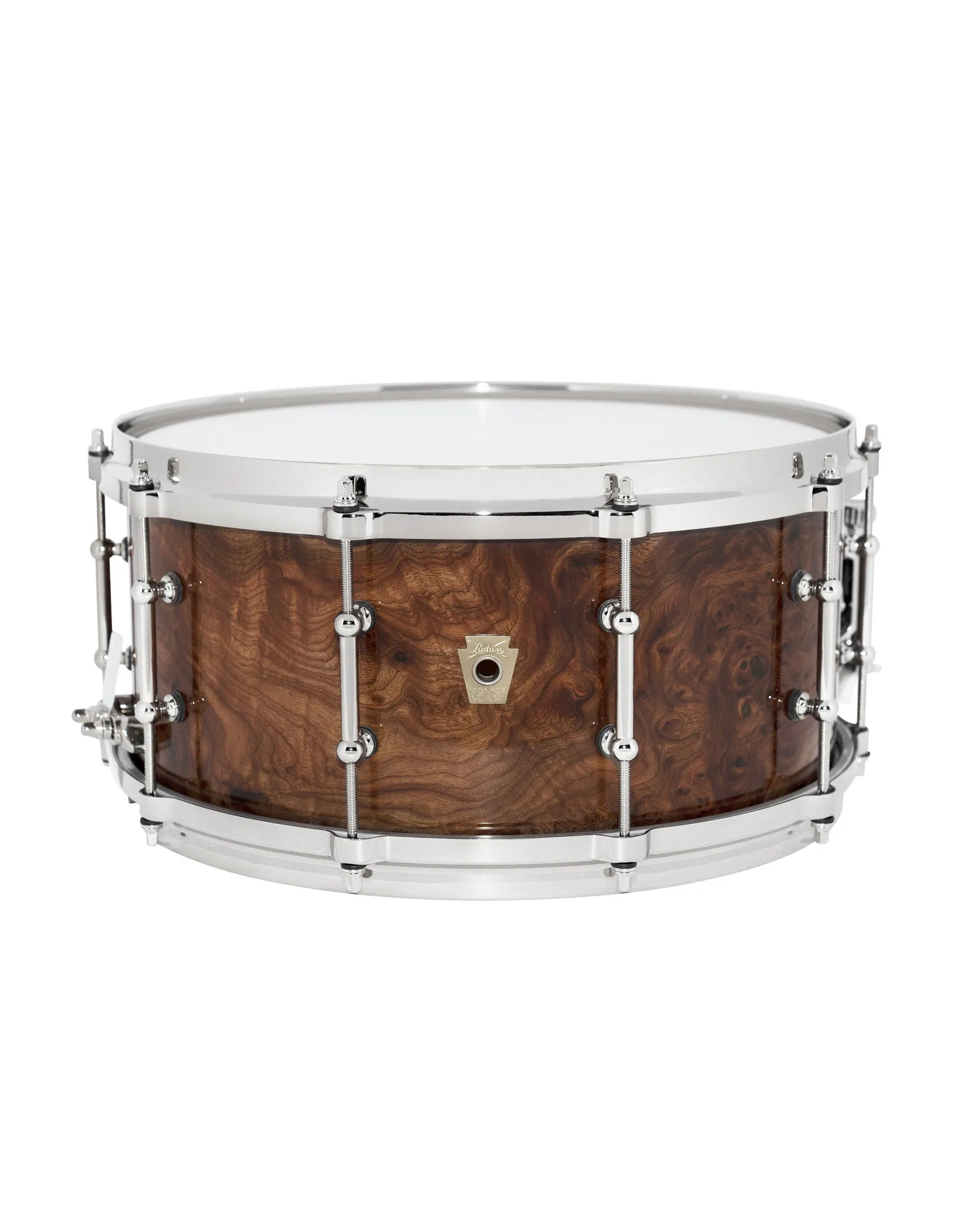LS403XXCE Classic Maple Aged Exotic Carpathian Elm_A.psd Ludwig Snare Drum LS403XXCE Classic Maple - Image 1