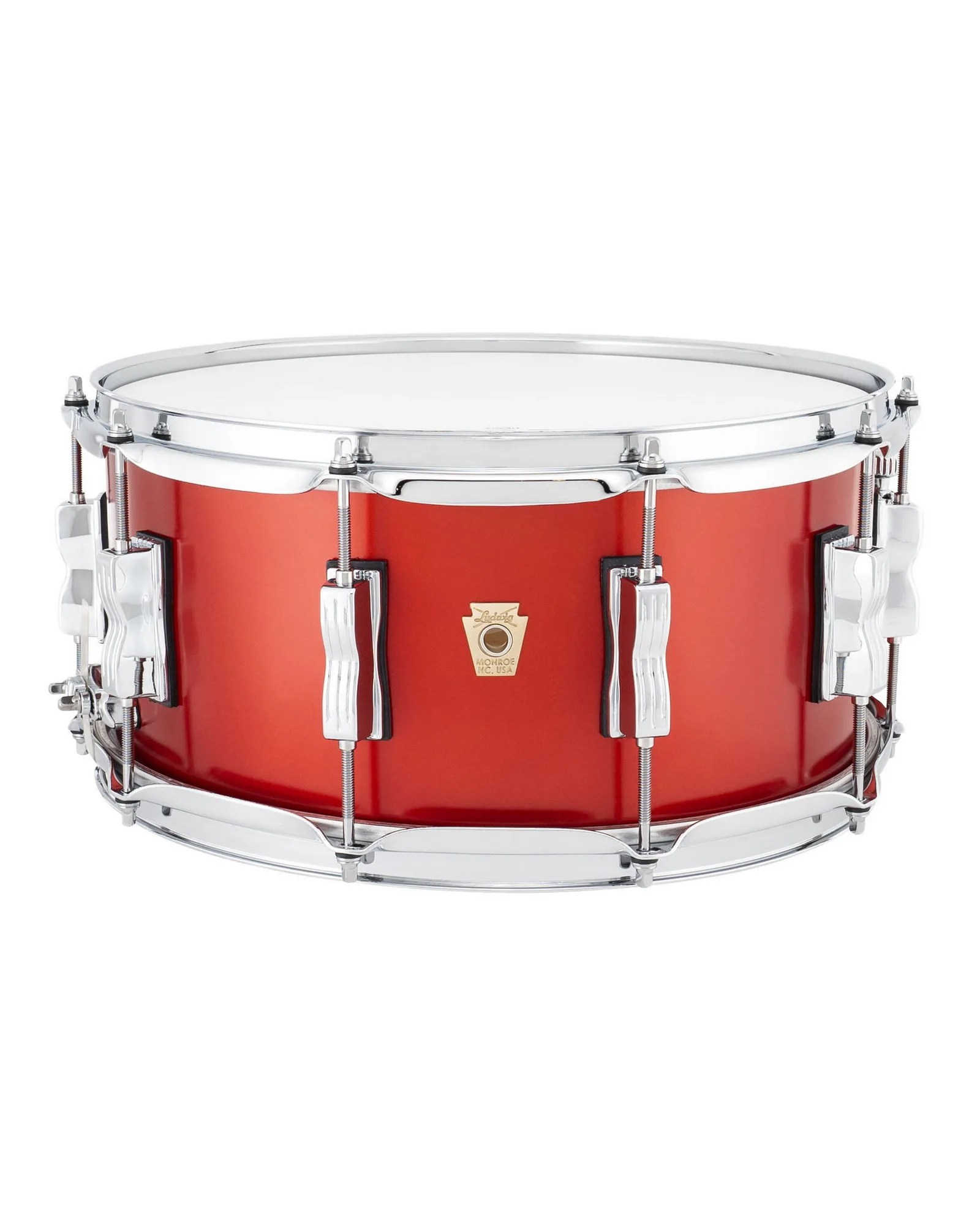 LS403XXDR_Ludwig_Classic Maple_Snare Drum_Diablo Red_1.psd Ludwig Snare Drum LS403XXDR Classic Maple - Image 1