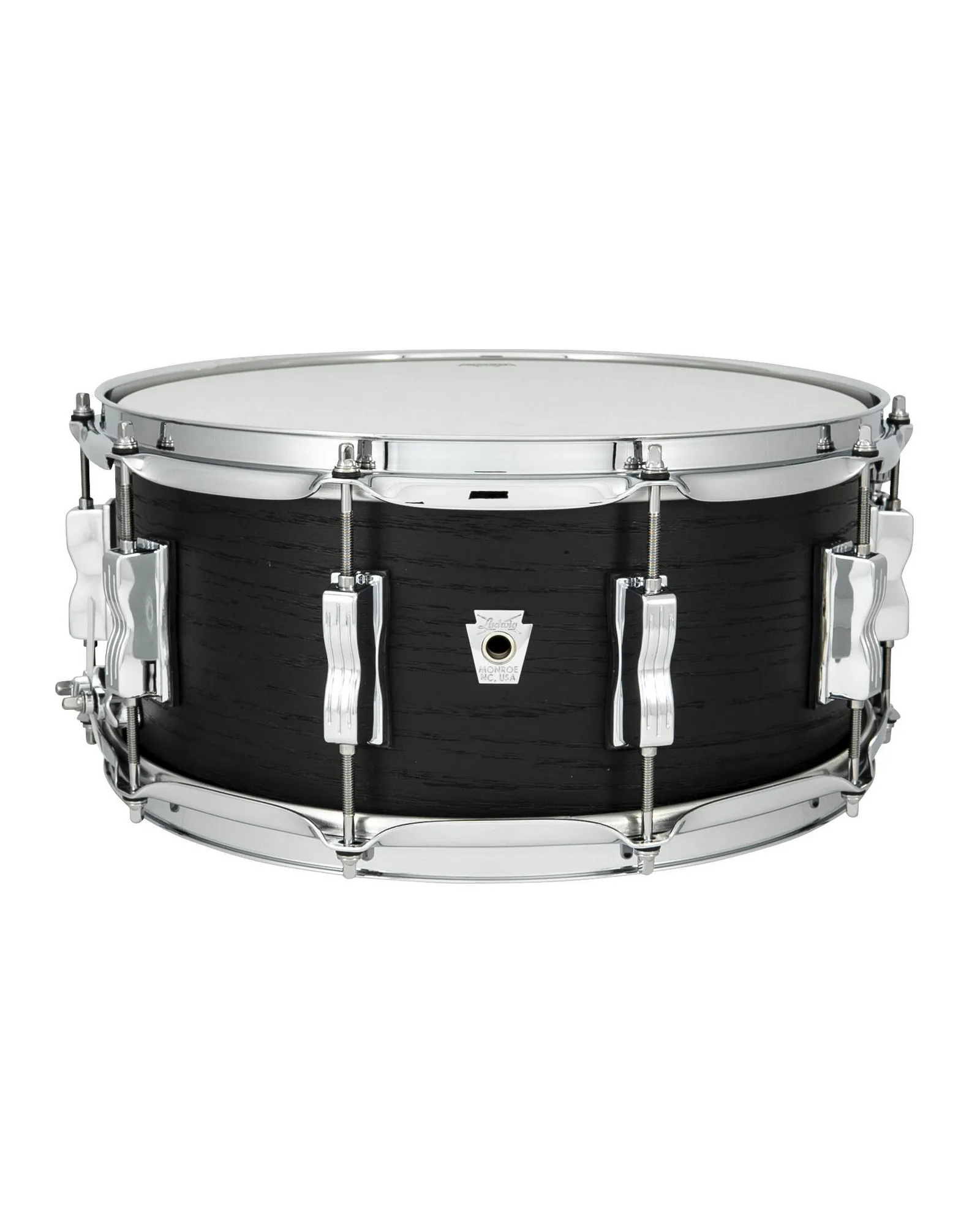 Ludwig Classic Oak 6.5x14 Snare Drum Night Oak_LS764XXBH_A.psd Ludwig Snare Drum LS764XXBH Classic Oak - Image 1