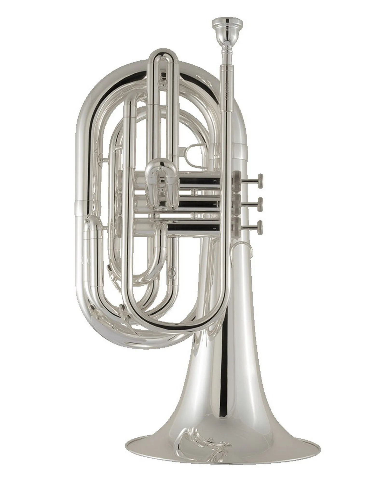 kmb411s-king-silver-marching-baritone-in-fr-vr-fs King Performance Marching Baritone in Bb KMB411S/412 - Image 1