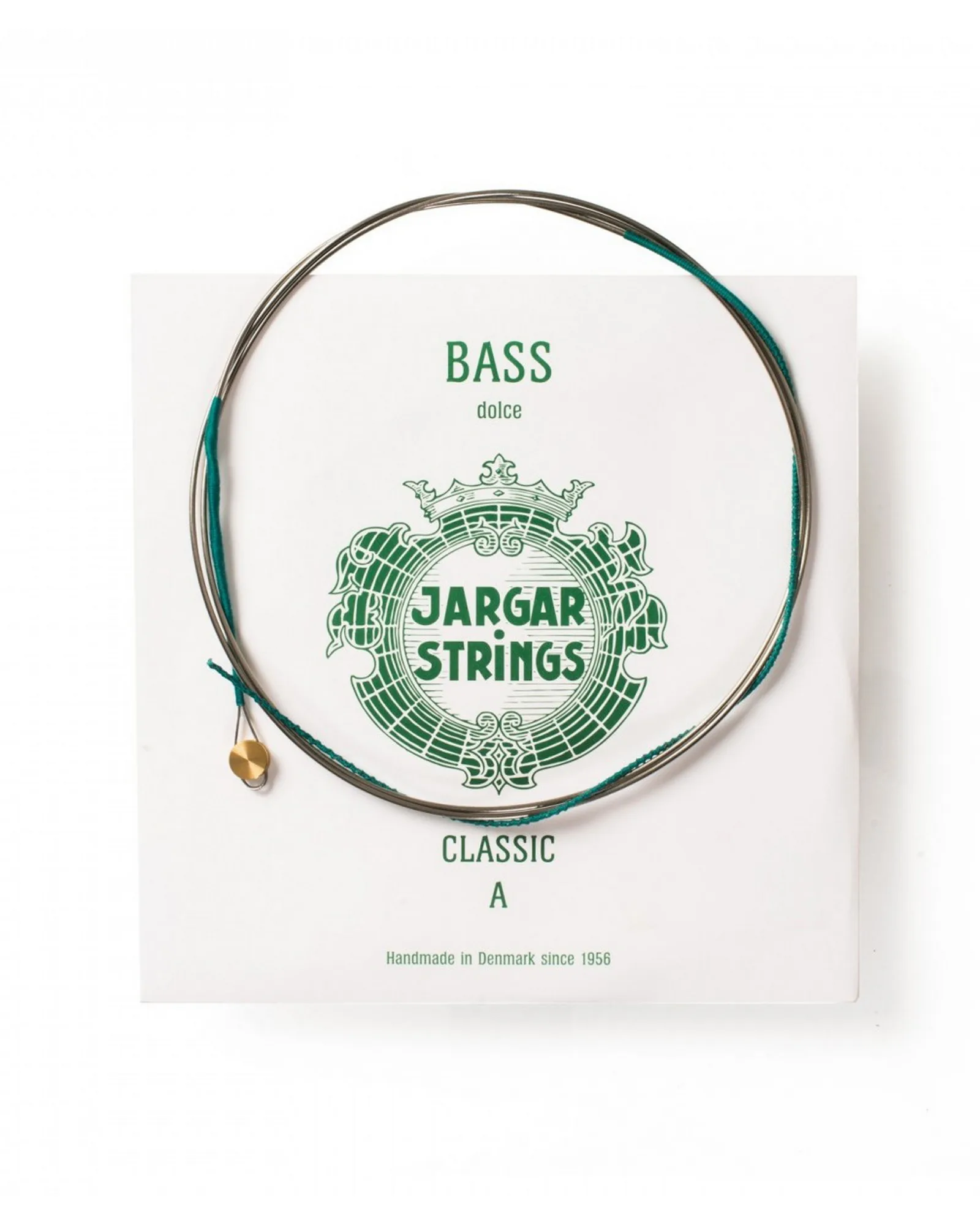 DOUBLE BASS STRING, CLASSIC A, GREEN BALL SINGLE Jargar Strings Double Bass String, Classic A, Green Ball Single - Image 1