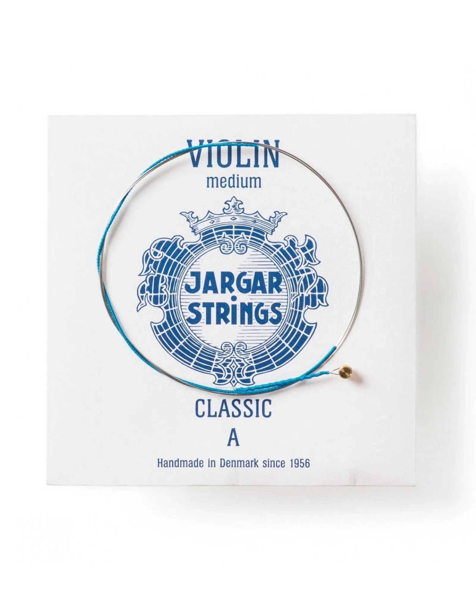 VIOLIN STRING, CLASSIC, A, BALL, BLUE SINGLE Jargar Strings Violin String, Classic, A, Ball, Blue Single - Image 1