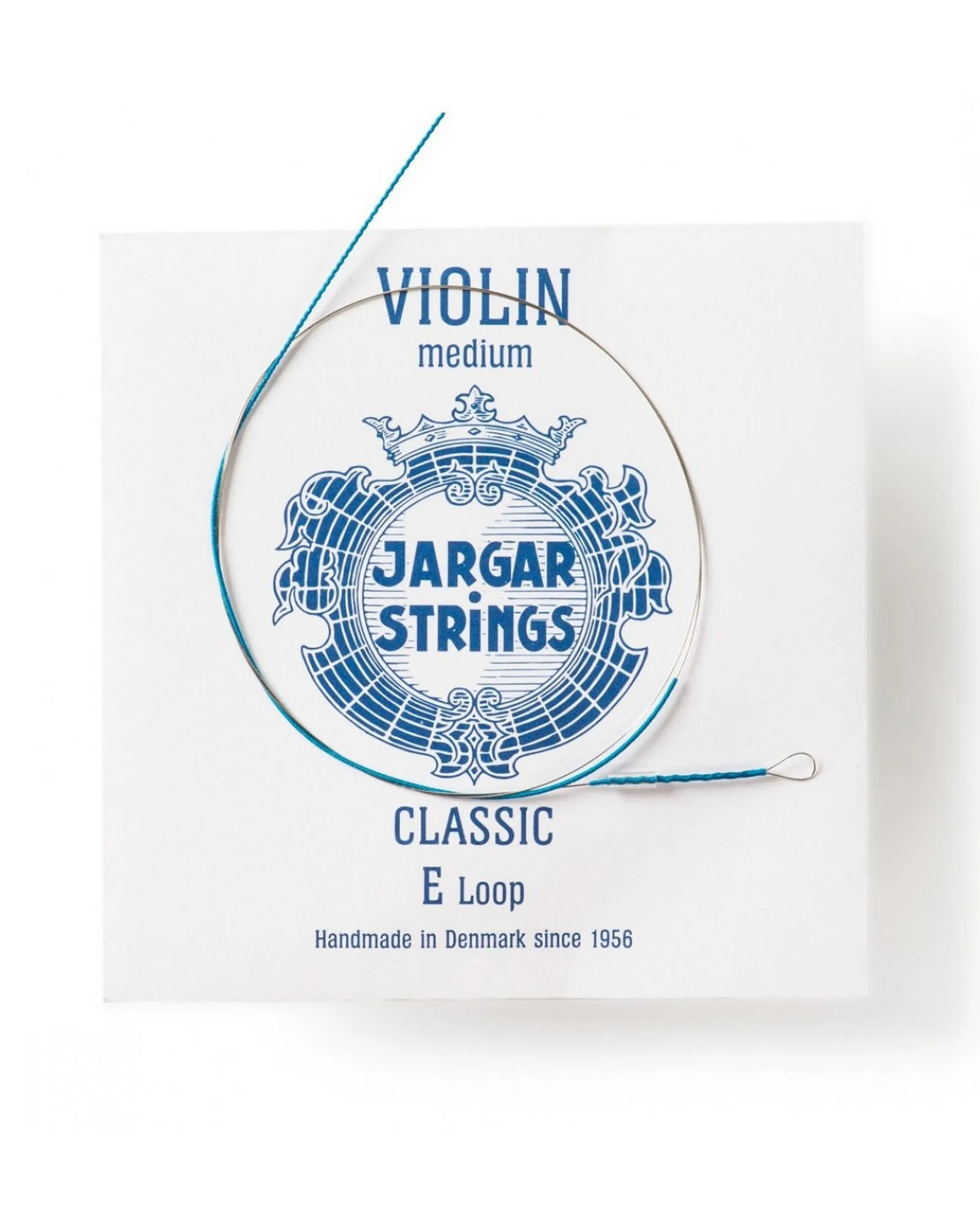 VIOLIN STRING, CLASSIC, E, LOOP, BLUE, SINGLE Jargar Strings Violin String, Classic, E, Loop, Blue, Single - Image 1