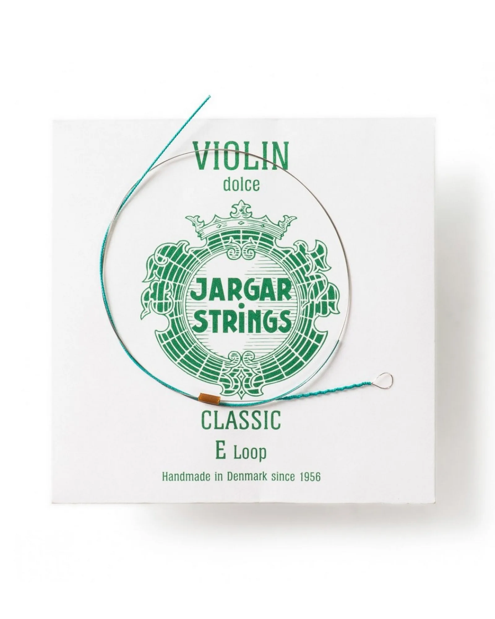 VIOLIN STRING, CLASSIC, E, LOOP, GREEN, SINGLE Jargar Strings Violin String, Classic, E, Loop, Green, Single - Image 1