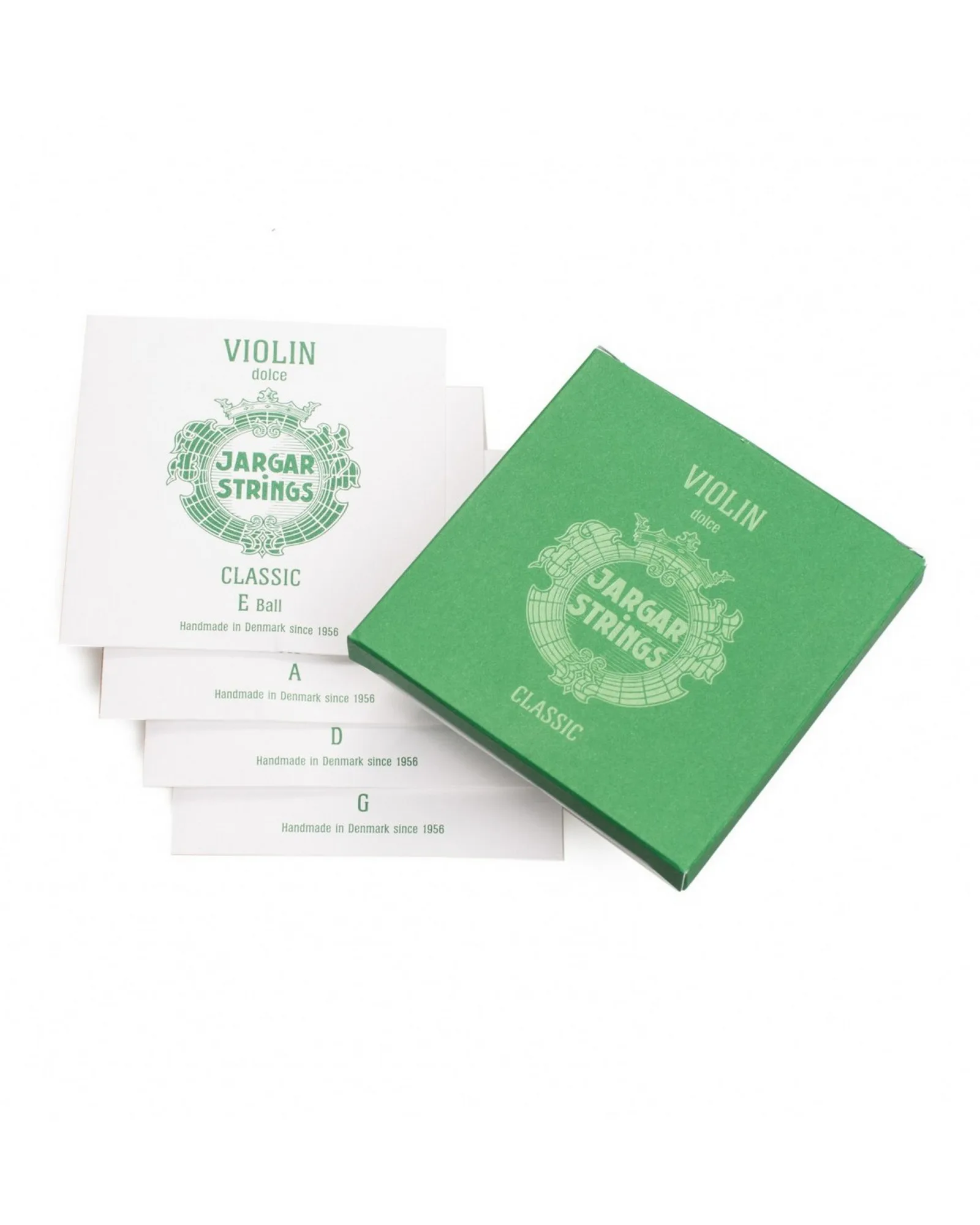 VIOLIN STRING, CLASSIC, GREEN, SET Jargar Strings Violin String, Classic, Green, Set - Image 1